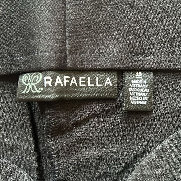 NEW Rafaella Black Stretch Ankle Pants - Picture 4 of 5